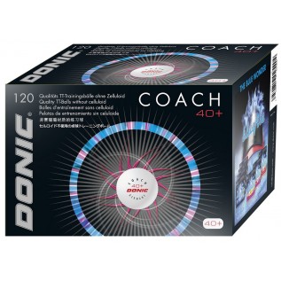 Мячи для настольного тенниса Donic Coach 40+ 120 шт.