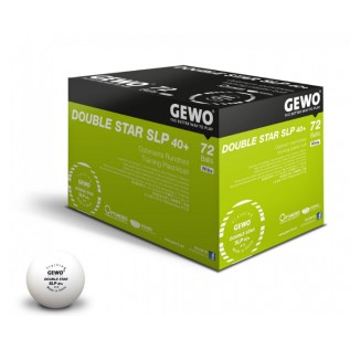 Мячи для настольного тенниса Gewo Double Star SLP 40+ 72 шт.