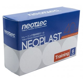 Мячи для настольного тенниса Neottec Neoplast 40+ 6 шт. 