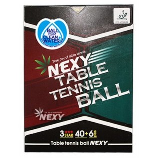 Мячи для настольного тенниса Nexy 3 star 40+ 6 шт. 